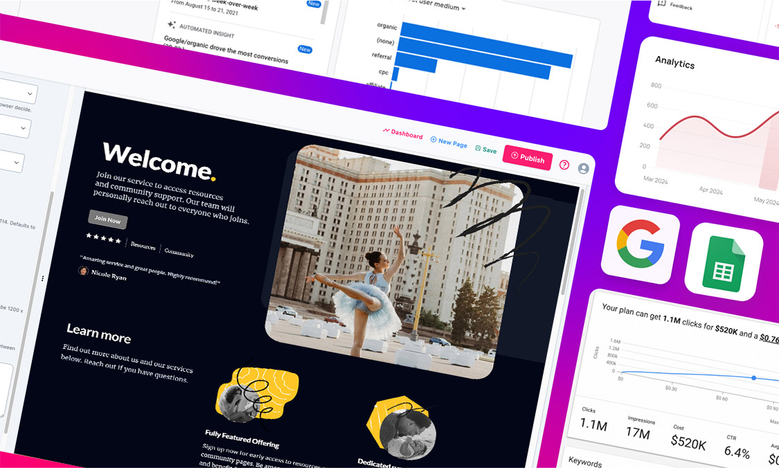 AI Website Builder for Dance Instructors