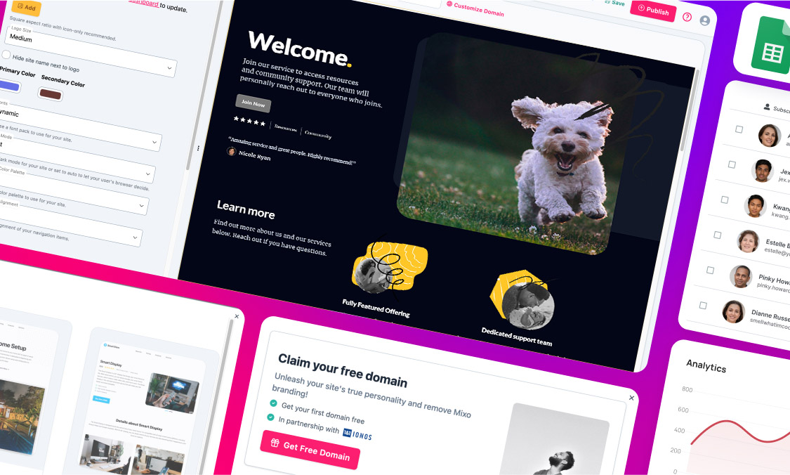 Website Builder for Dog Walkers