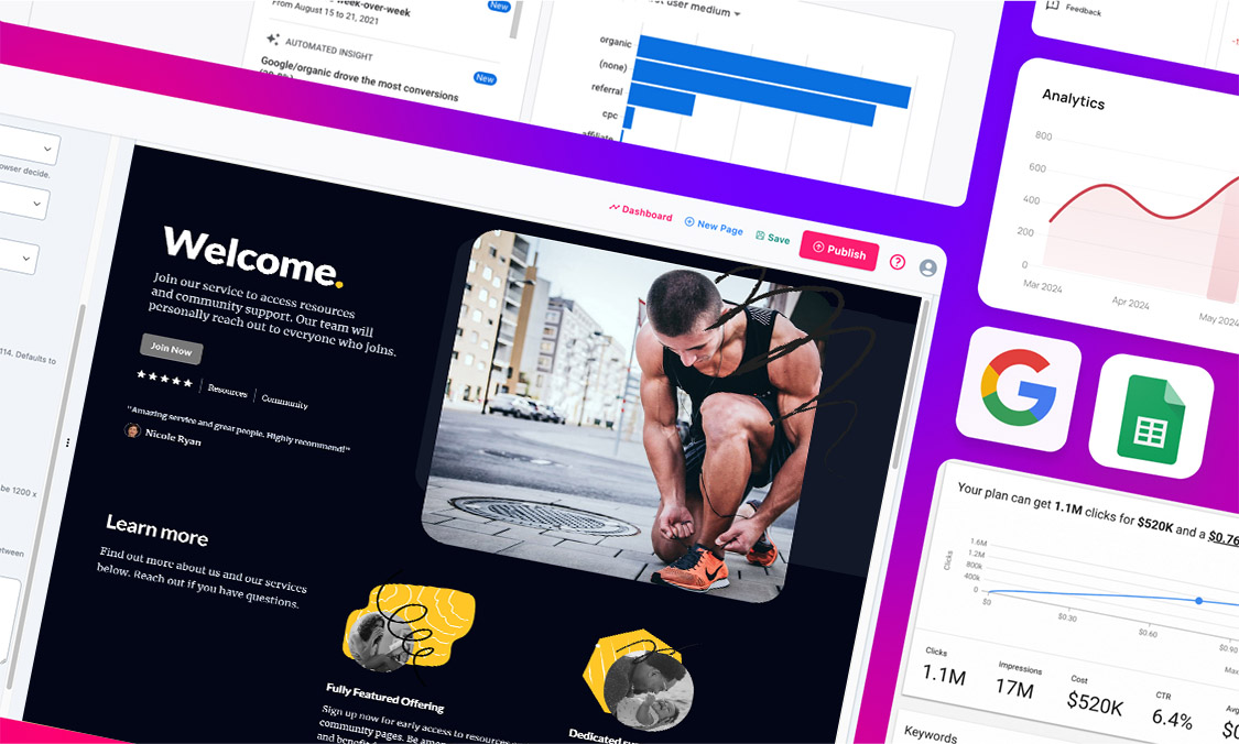 AI Website Builder for Fitness Coaches