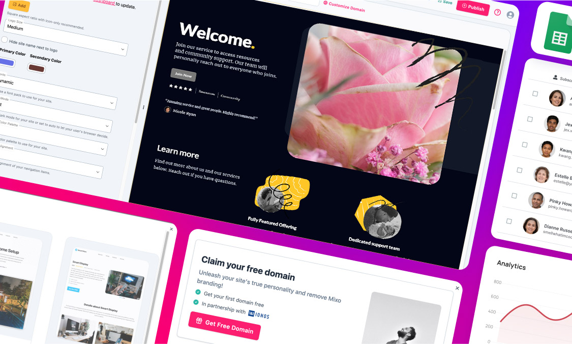 Create a Florist Website in Minutes