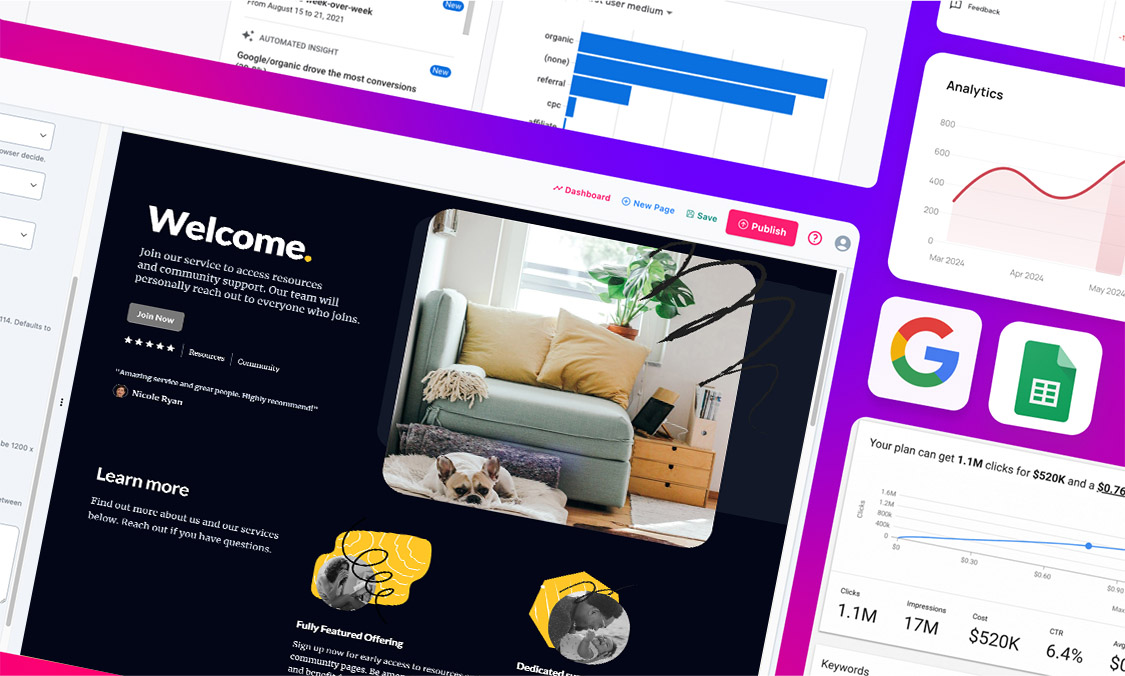 AI Website Builder for Home Organizers