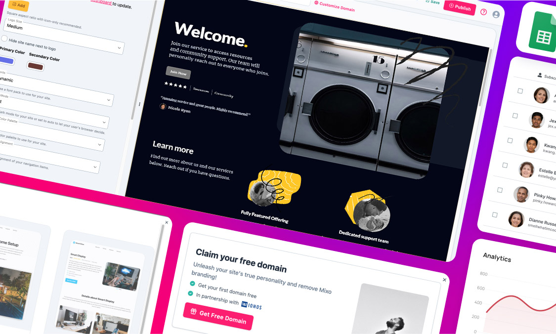 AI Website Builder for Laundromats