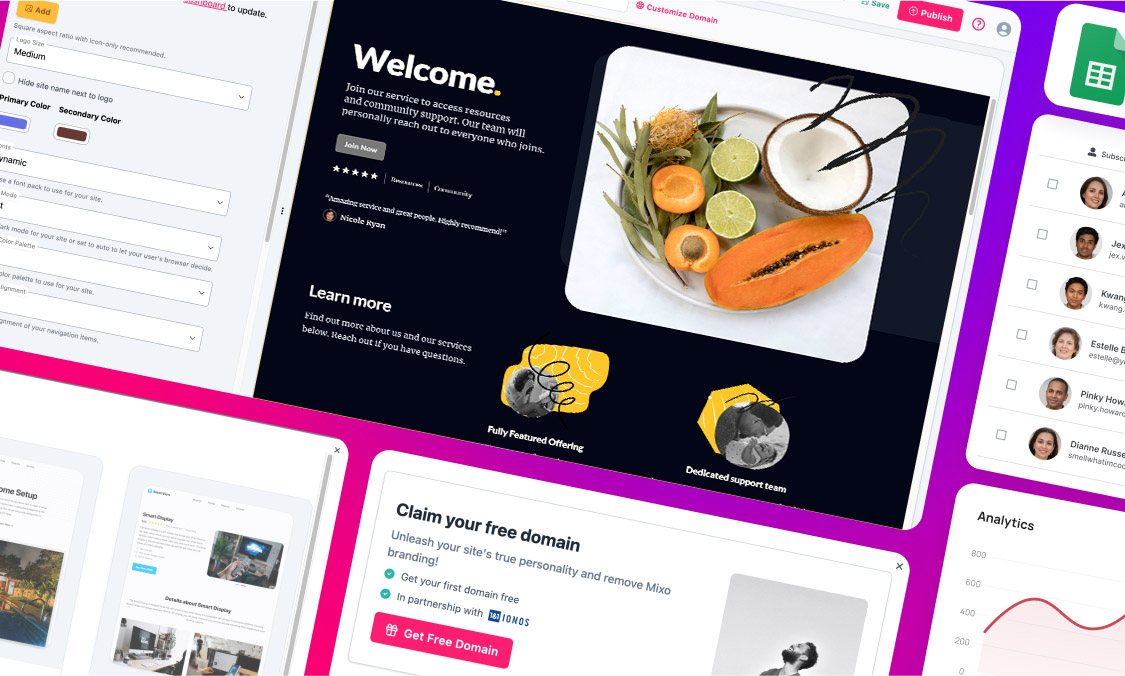 Boost Your Nutrition Practice with Mixo's AI Website Builder