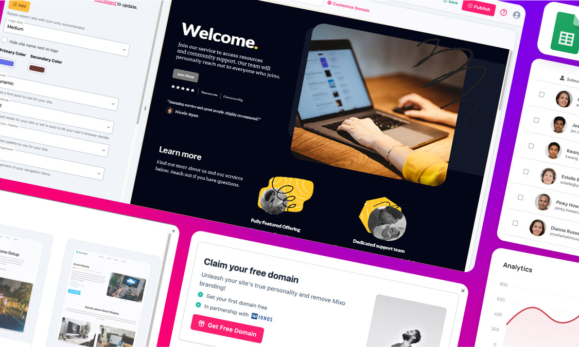 Mixo: AI Website Builder for SEO Specialists
